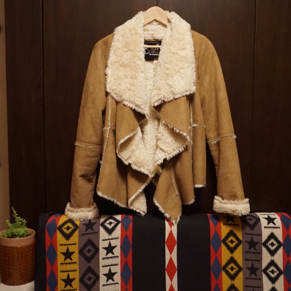 Faux Fur Vegan Friendly “Almost Famous” Coat